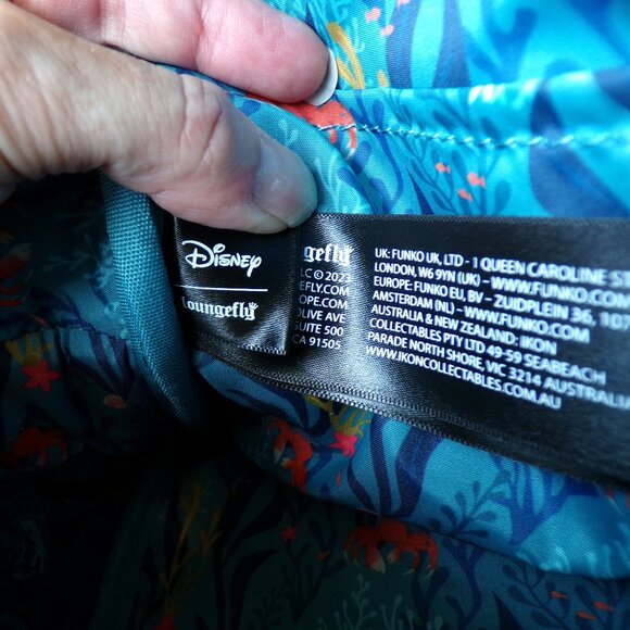 Loungefly Disney Little Mermaid Live Action Mini Backpack - Picture 10 of 12